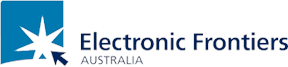 Logo for Electronic Frontiers Australia.